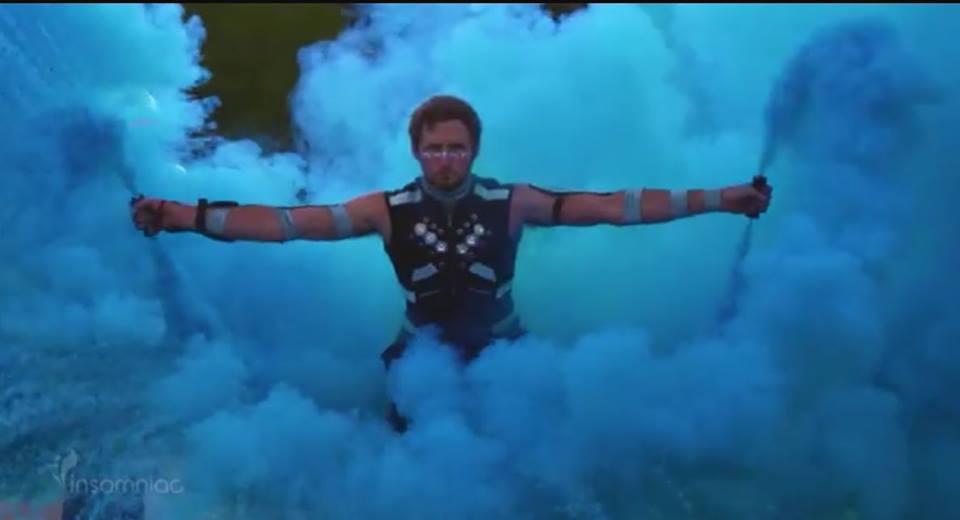 Fire Dancers of Texas- Colored Smoke Bombs